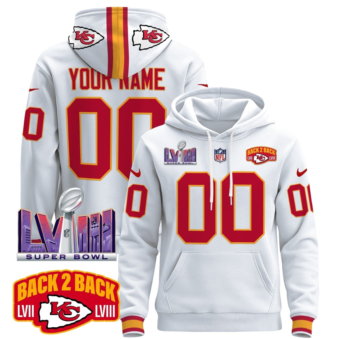 KC 2024 Custom Pullover Hoodie - All Stitched