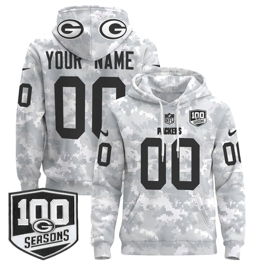 GB Throwback 2024 Salute to Service Custom Pullover Hoodie-NQD