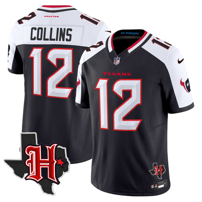 Men's Houston Texans 2026 Texas Patch Vapor Limited Jersey V5 - All Stitched