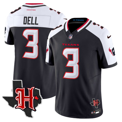 Men's Houston Texans 2026 Texas Patch Vapor Limited Jersey V5 - All Stitched