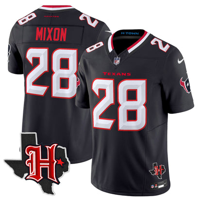 Men's Houston Texans 2026 Texas Patch Vapor Limited Jersey V5 - All Stitched