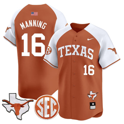 TEX 2024 Vapor Premier Baseball Jersey - All Stitched