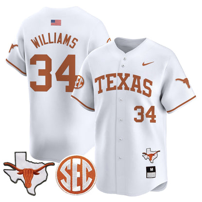 TEX 2024 Vapor Premier Baseball Jersey - All Stitched