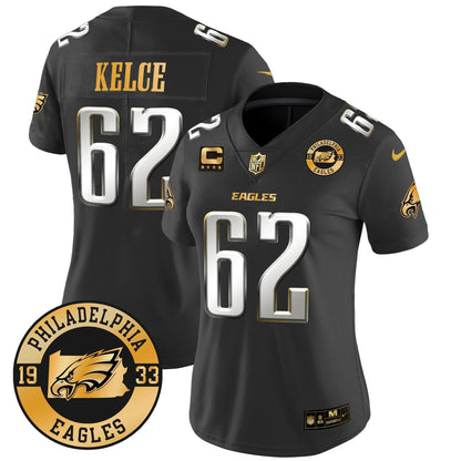 WoEagles 2024 Gold Vapor Limited Jersey - Est. 1933 Patch - All Stitched