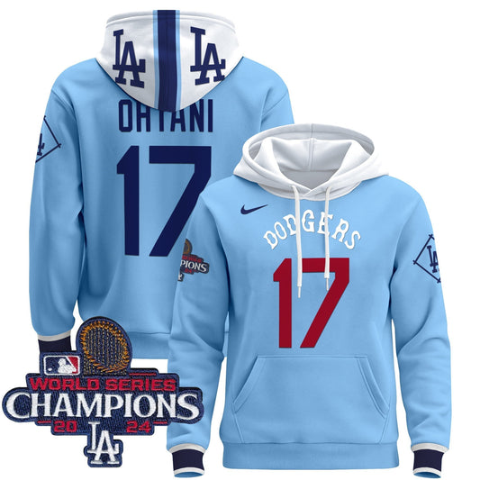 Dodgers Tribute 2024 World Series Champions Pullover Hoodie-NQD