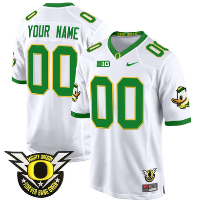 ORE 2024 Forever Gang Green & BIG Patch Game Custom Jersey - All Stitched