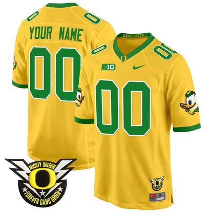 ORE 2024 Forever Gang Green & BIG Patch Game Custom Jersey - All Stitched