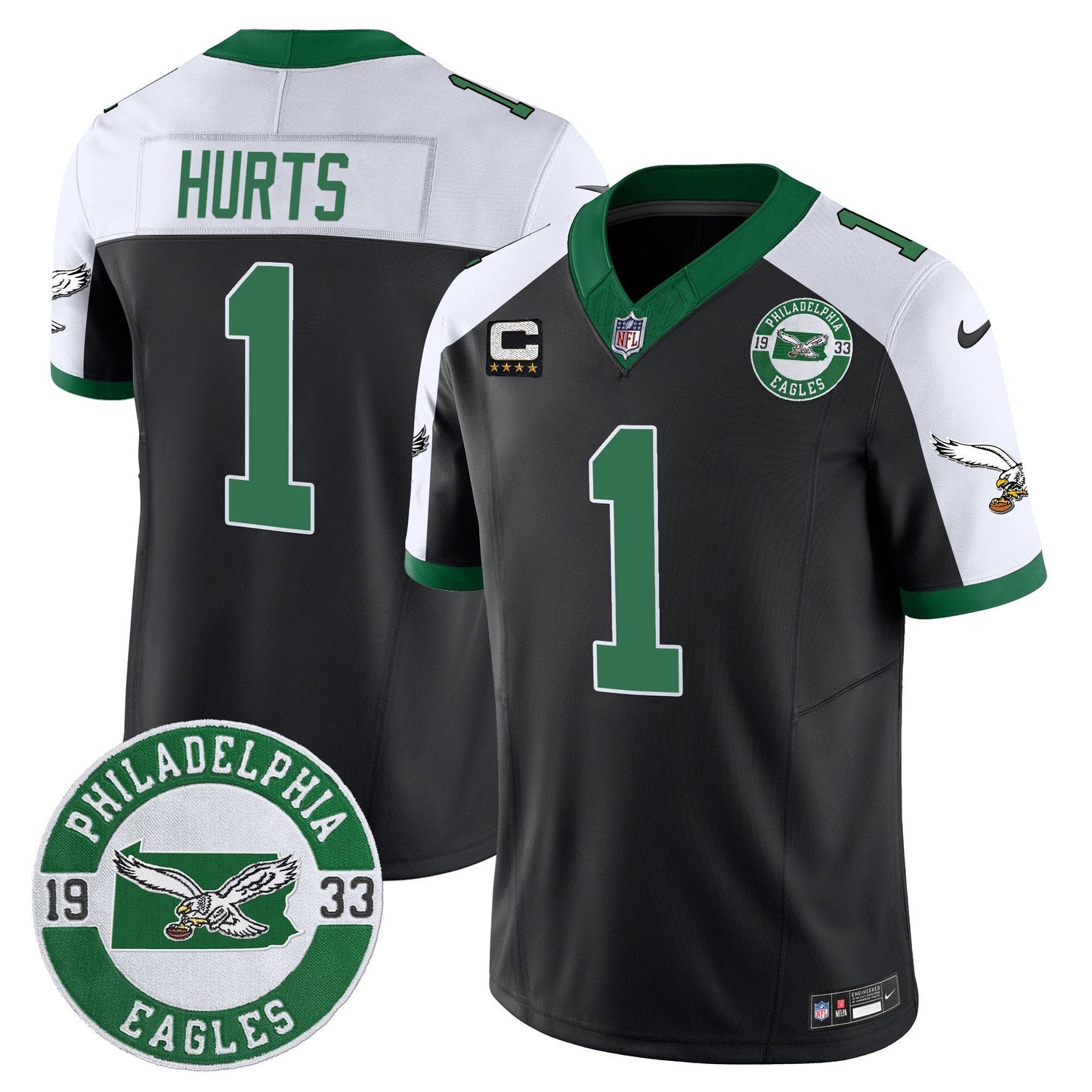 PHI 2025 Throwback Vapor Limited Jersey - Est. 1933 Patch - All Stitched