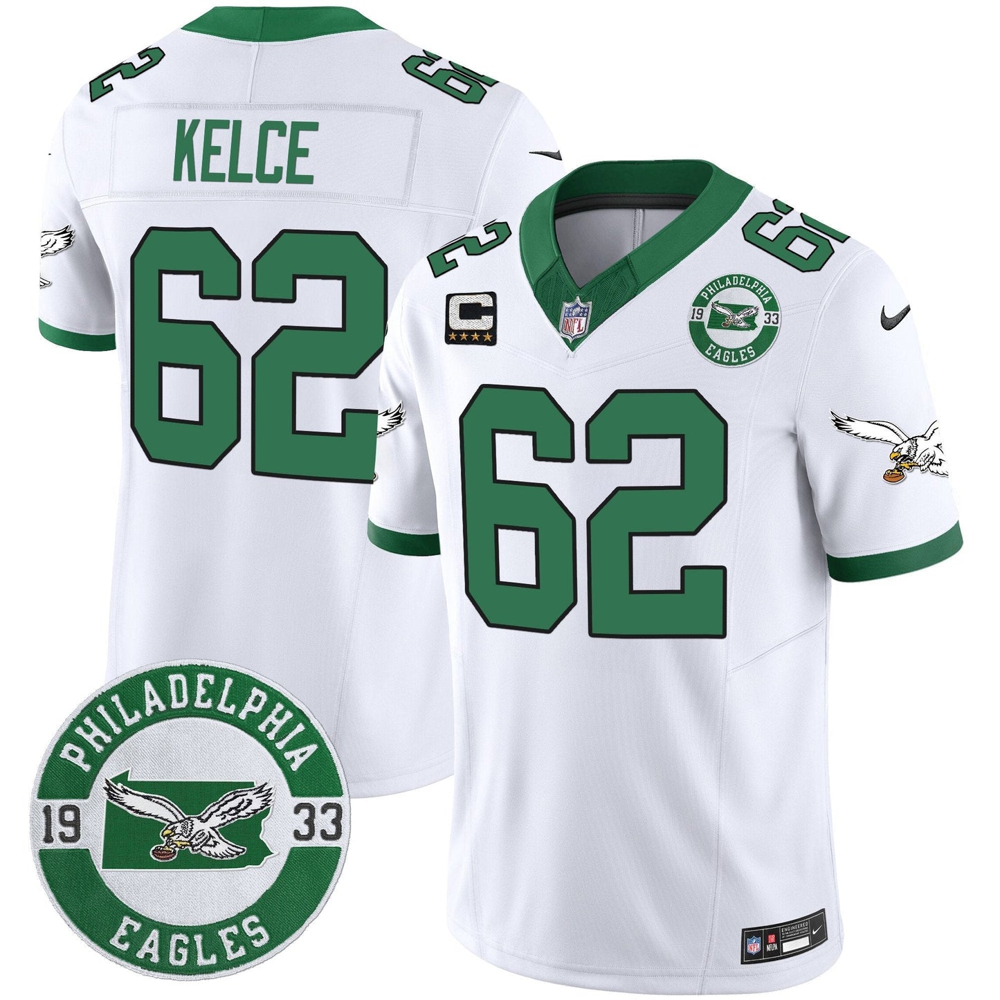 PHI 2025 Throwback Vapor Limited Jersey - Est. 1933 Patch - All Stitched