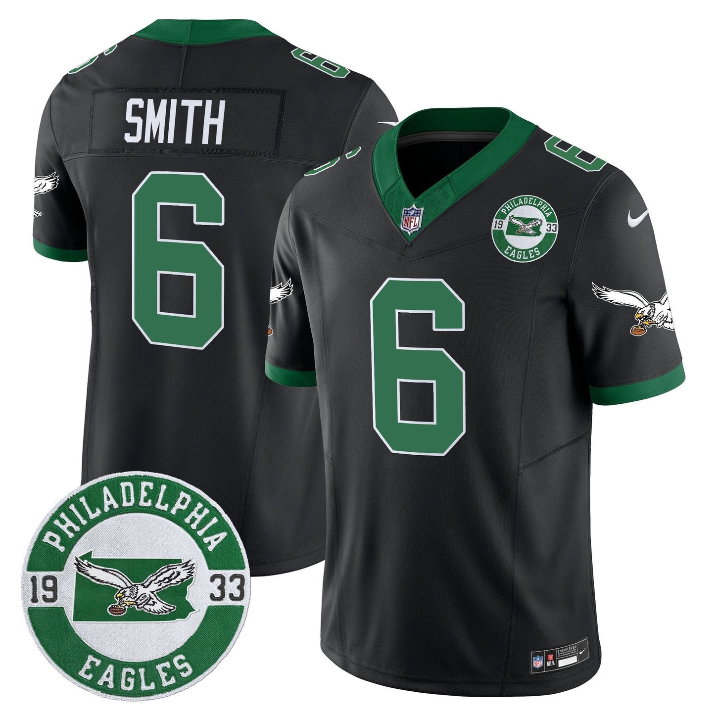PHI 2025 Throwback Vapor Limited Jersey - Est. 1933 Patch - All Stitched