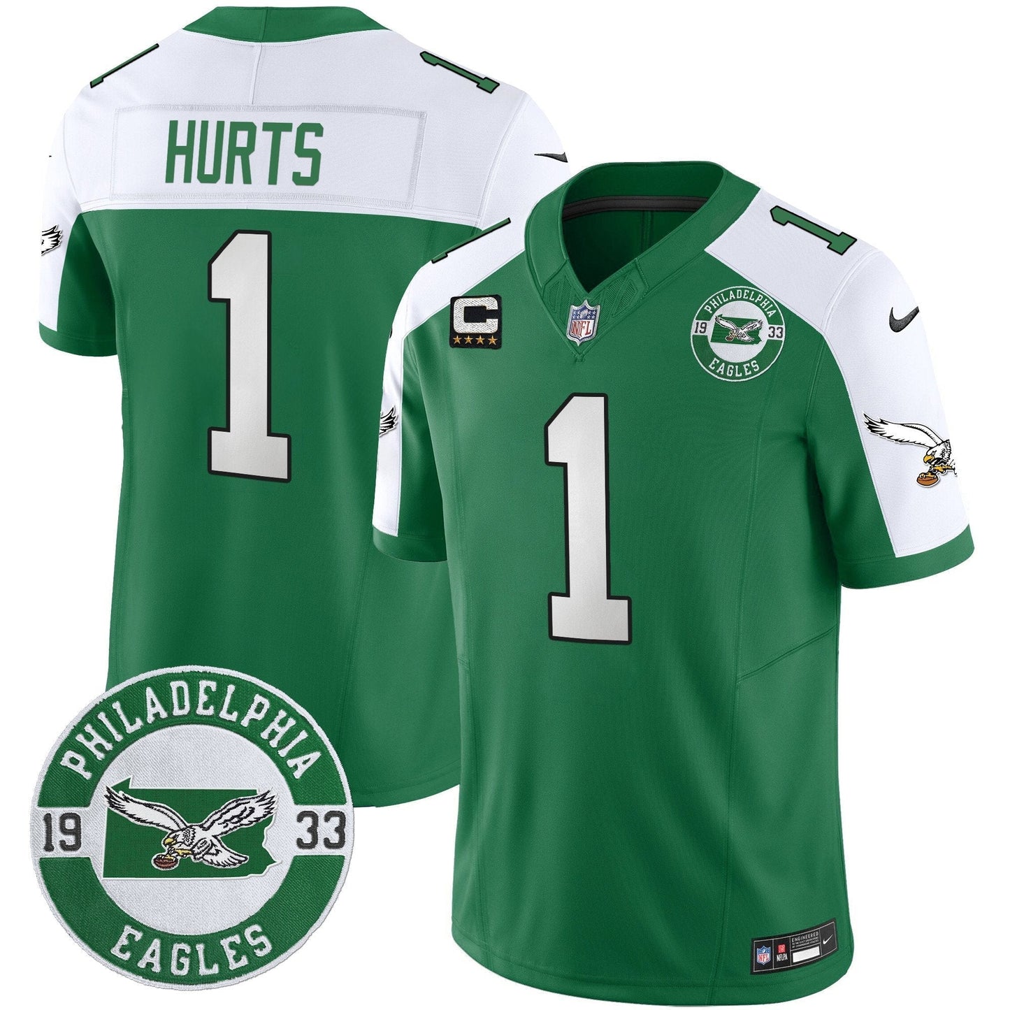 PHI 2025 Throwback Vapor Limited Jersey - Est. 1933 Patch - All Stitched