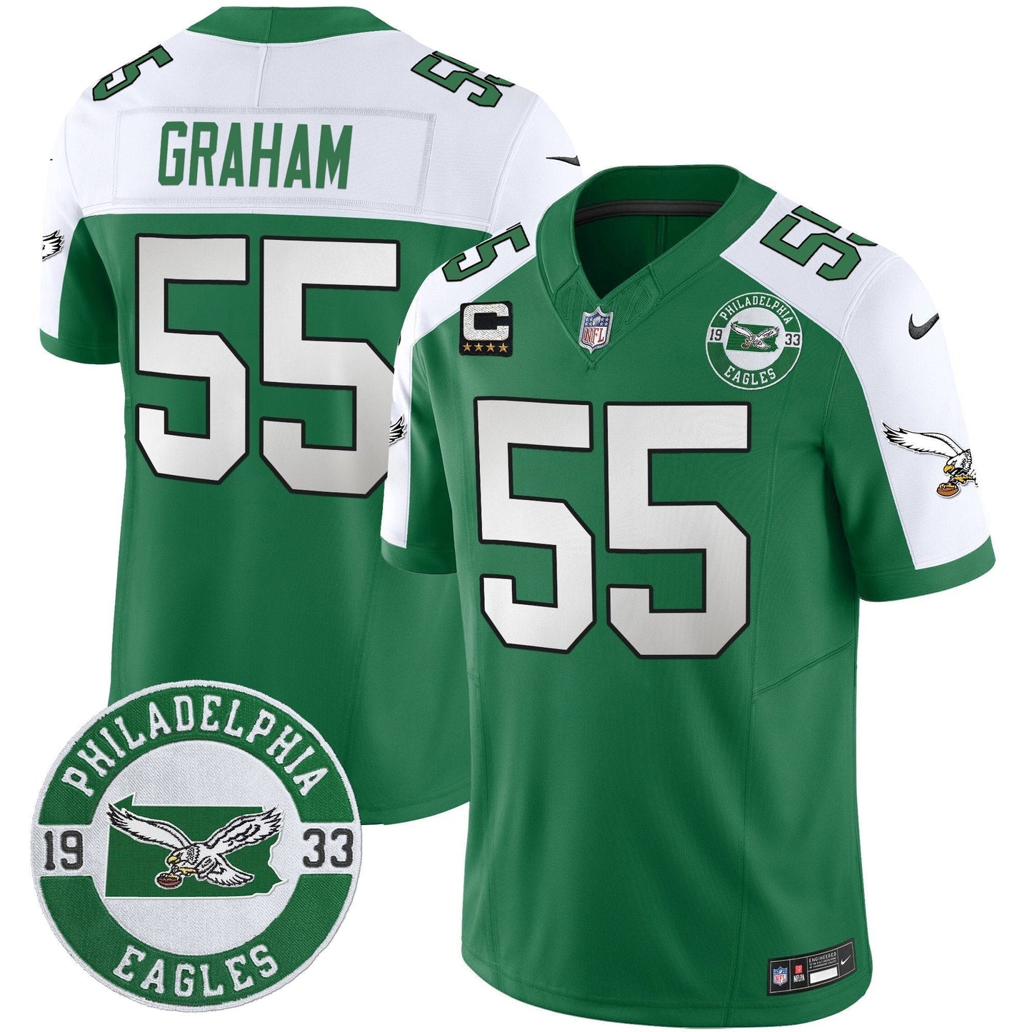 PHI 2025 Throwback Vapor Limited Jersey - Est. 1933 Patch - All Stitched