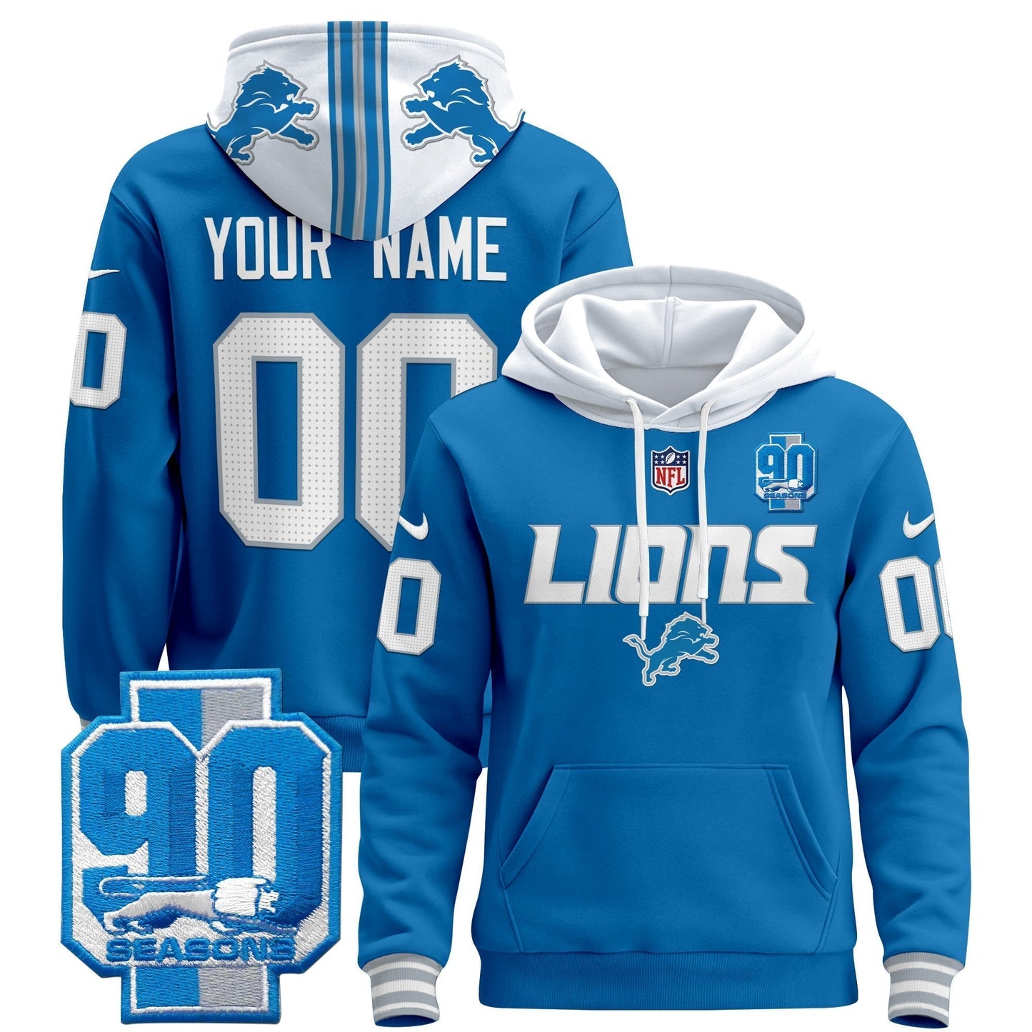 DET 2024 Custom Pullover Hoodie V2 - All Stitched