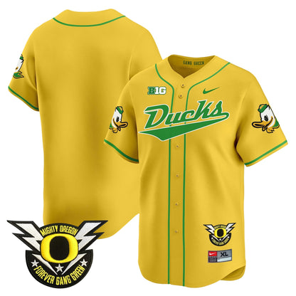 ORE 2024 Forever Gang Green & BIG Patch Vapor Baseball Jersey - All Stitched