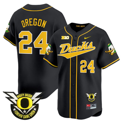 ORE 2024 Forever Gang Green & BIG Patch Vapor Baseball Jersey - All Stitched