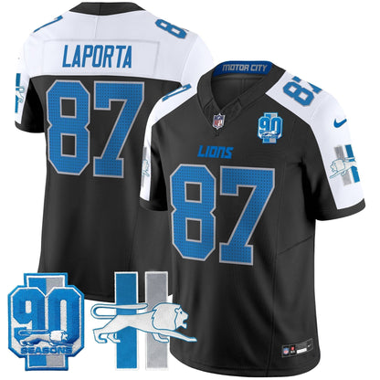 Detroit Lion 1946 Throwback Vapor Limited Jersey - All Stitched