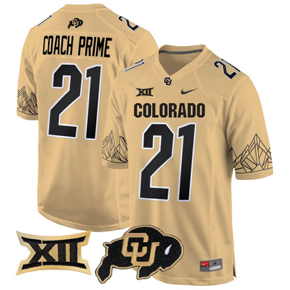 CU Big 12 XII Patch Game Jersey - All Stitched