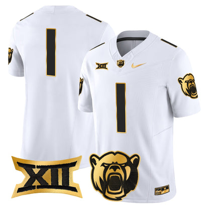 Baylor Bears 2024 Gold Vapor Limited Jersey - All stitched