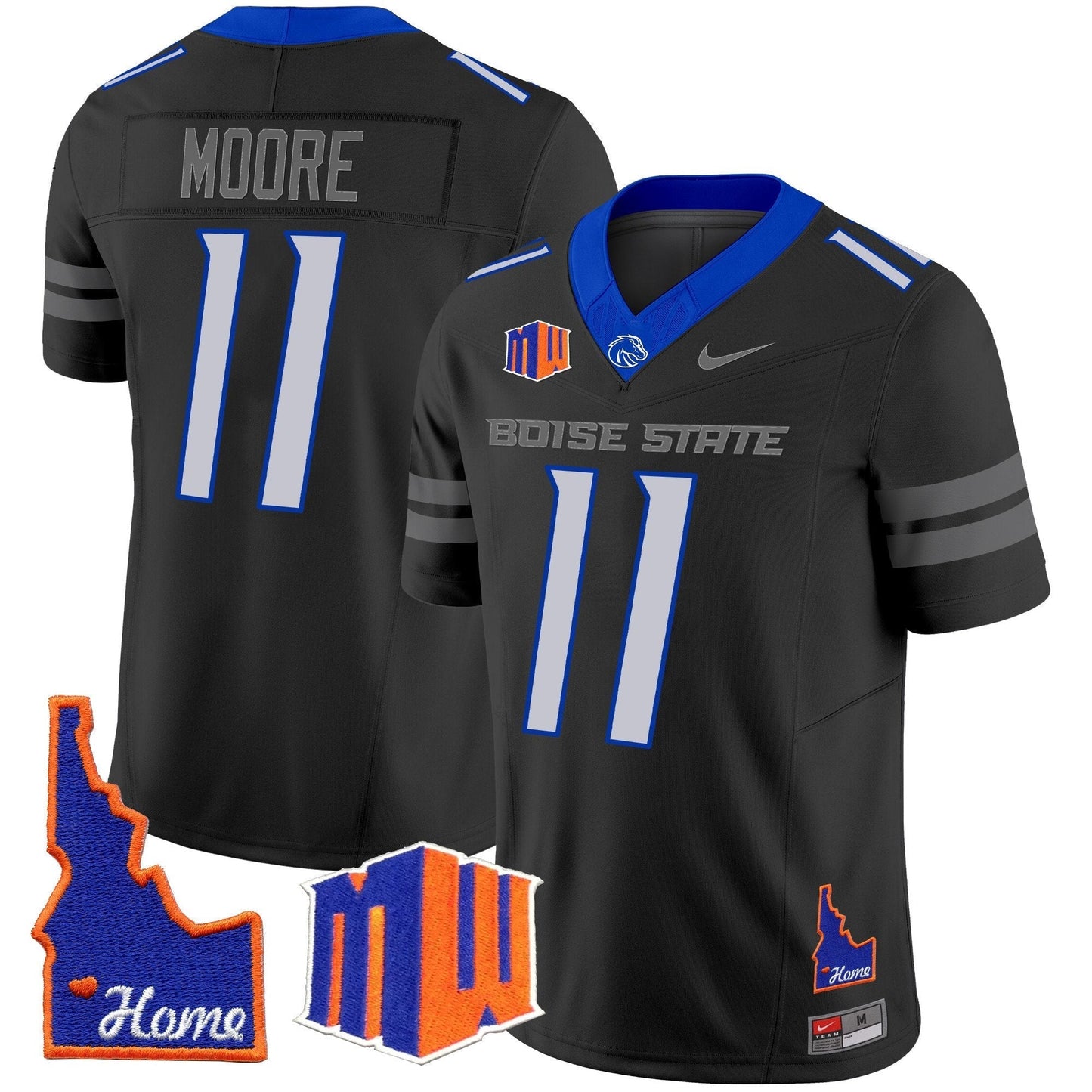 BSU 2024 Home Patch Vapor Limited Jersey - All Stitched