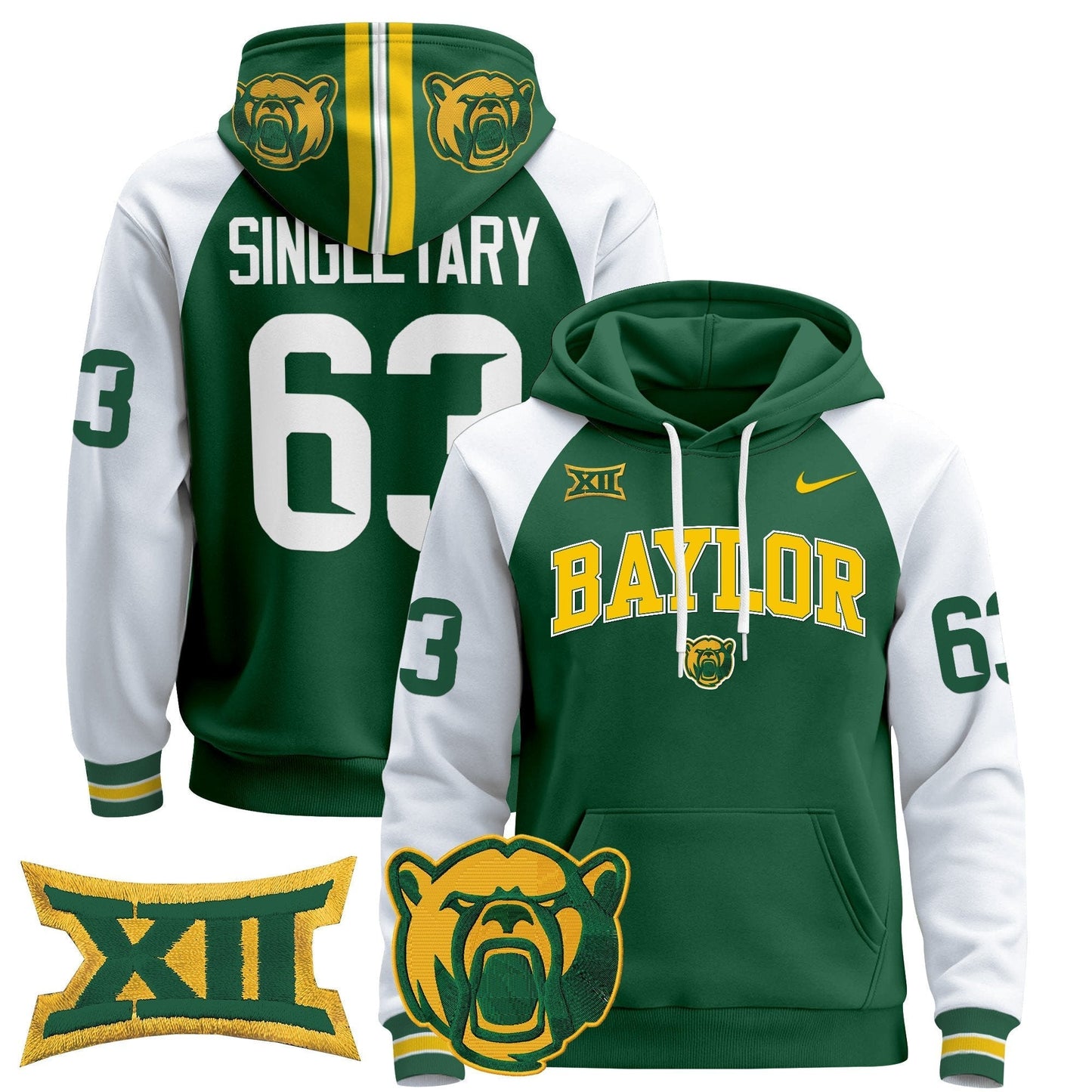 Baylor Bears 2024 Pullover Hoodie V2
