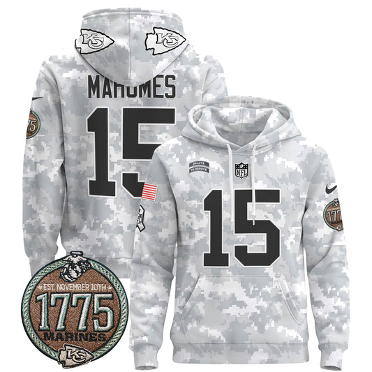 Chiefs 2024 Salute to Service Establishment Year Patch Pullover Hoodie-NQD