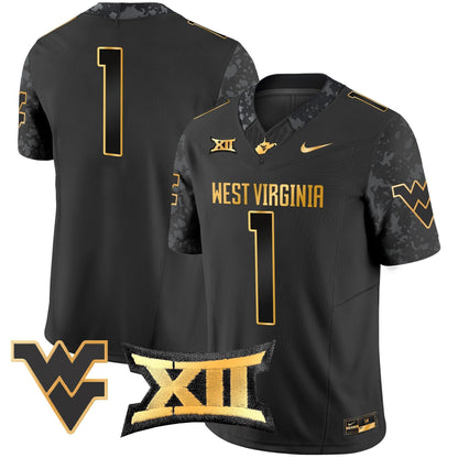 WVU 2024 Gold Vapor Limited Jersey - All Stitched