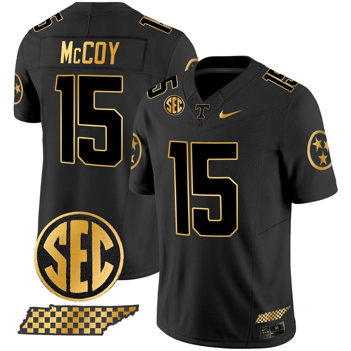 TENN 2024 Gold Vapor Limited Jersey V2 - All Stitched