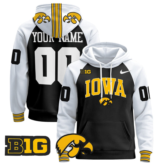 Iowa Hawkeyes 2024 Custom Pullover Hoodie V2-NQD