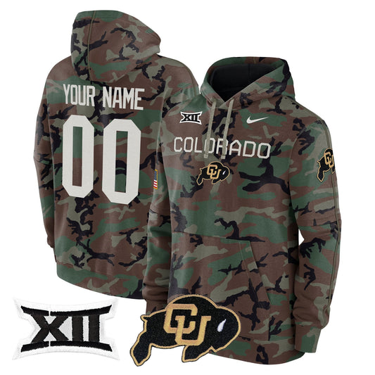 CU 2024 Military Custom Fleece Pullover Hoodie-NQD