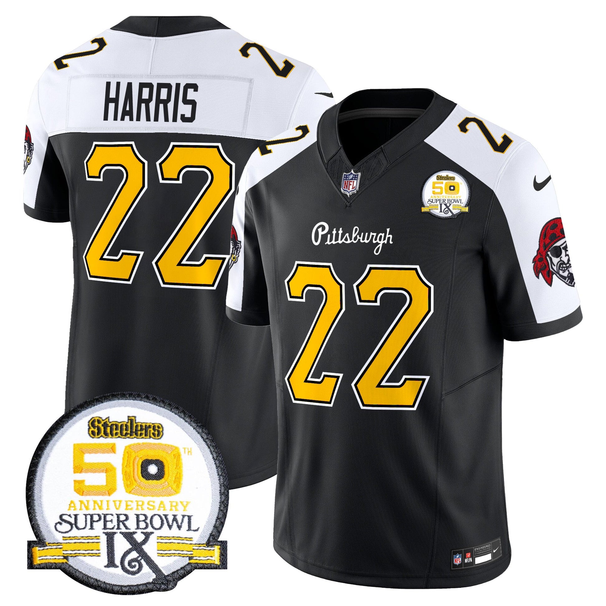 Men's Pittsburgh Steelers 2024 Vapor Limited Jersey - All Stitched