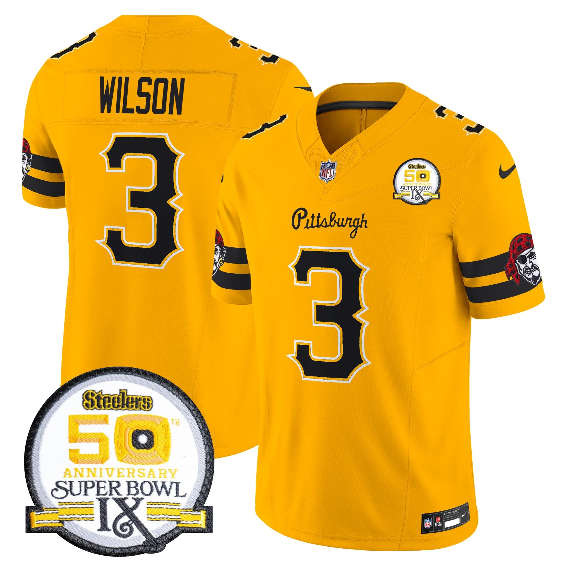 Men's Pittsburgh Steelers 2024 Vapor Limited Jersey - All Stitched