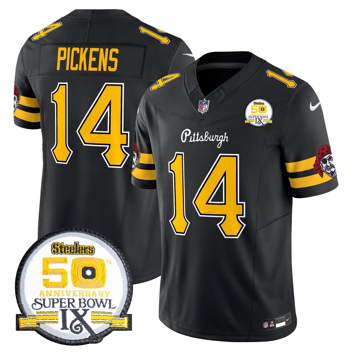 Men's Pittsburgh Steelers 2024 Vapor Limited Jersey - All Stitched