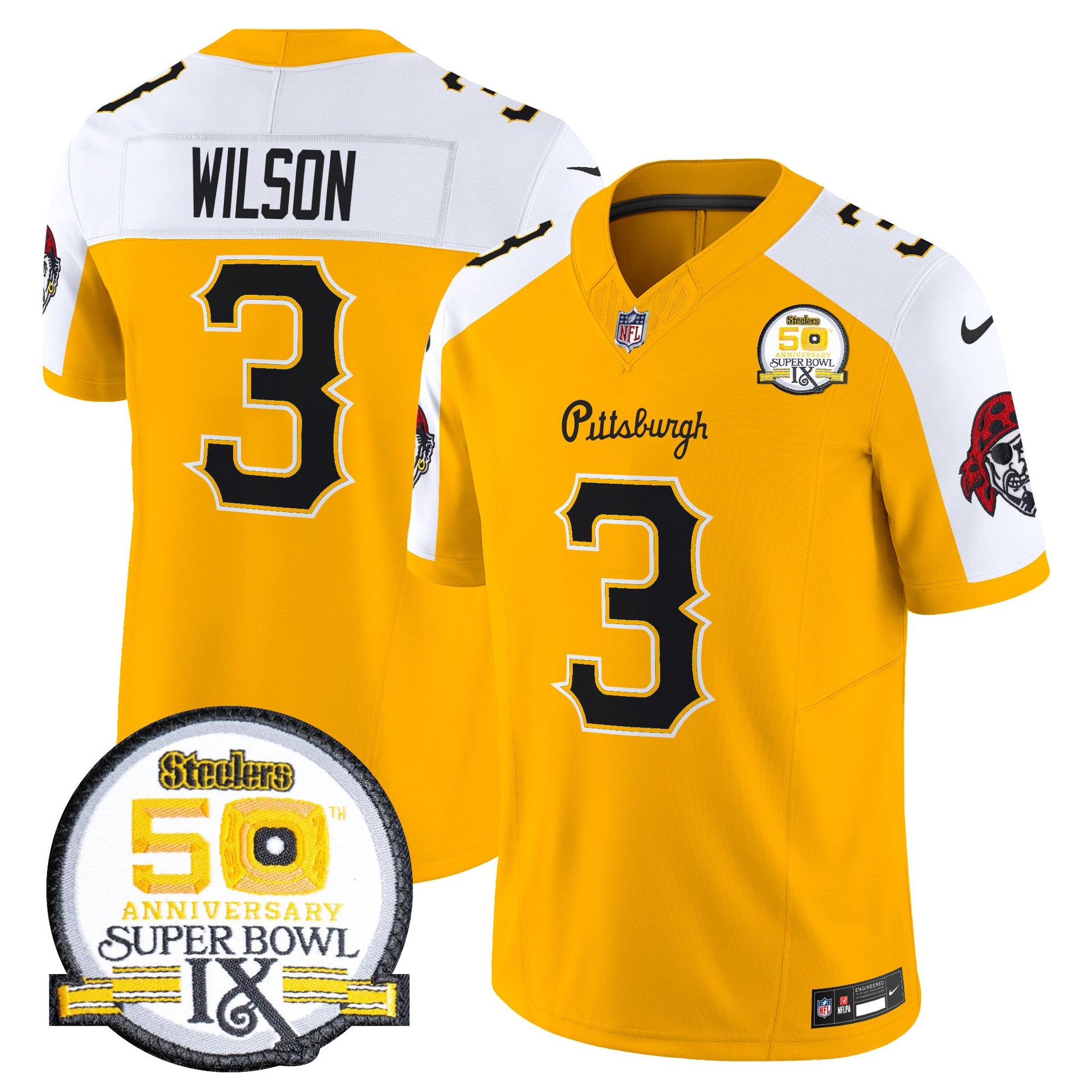 Men's Pittsburgh Steelers 2024 Vapor Limited Jersey - All Stitched