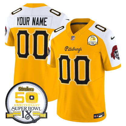 Pittsburgh Steelers 2024 Vapor Limited Custom Jersey - All Stitched