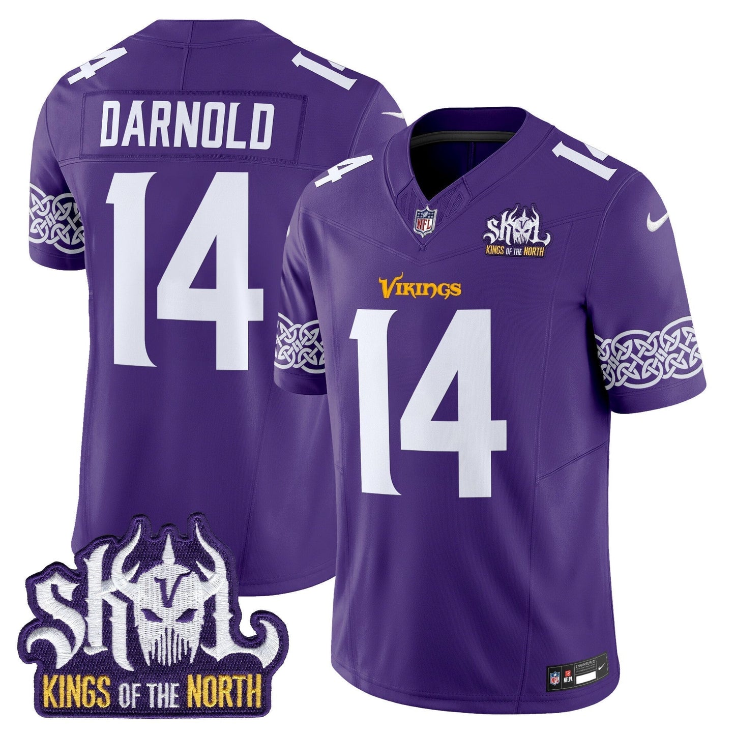 MIN King Of The North Patch Vapor Limited Jersey V2 - All Stitched