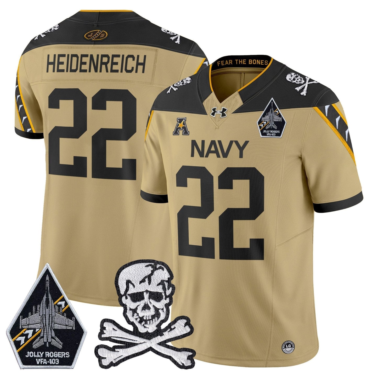 Navy MID 2024 Vapor Limited Jersey - All Stitched