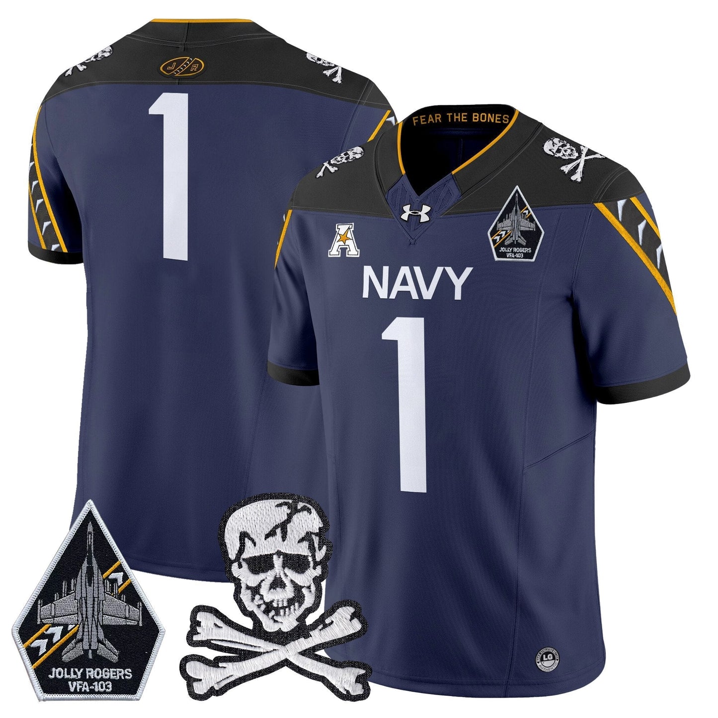 Navy MID 2024 Vapor Limited Jersey - All Stitched