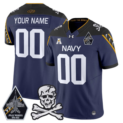 Navy MID 2024 Vapor Limited Custom Jersey - All Stitched