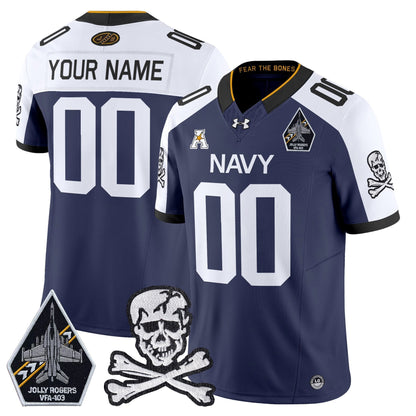 Navy MID 2024 Vapor Limited Custom Jersey - All Stitched