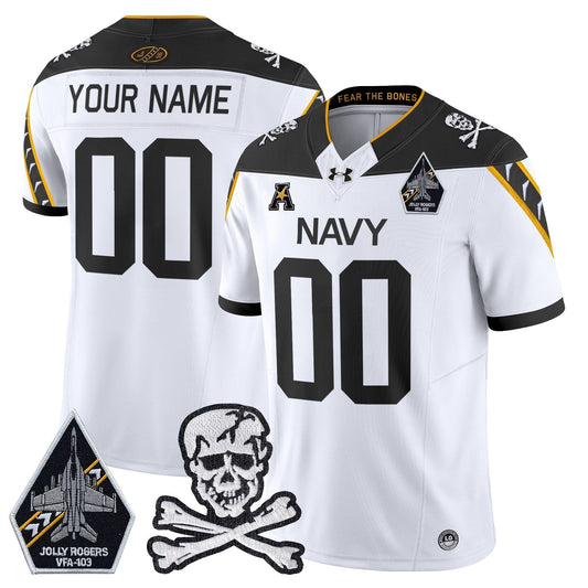 Navy MID 2024 Vapor Limited Custom Jersey - All Stitched