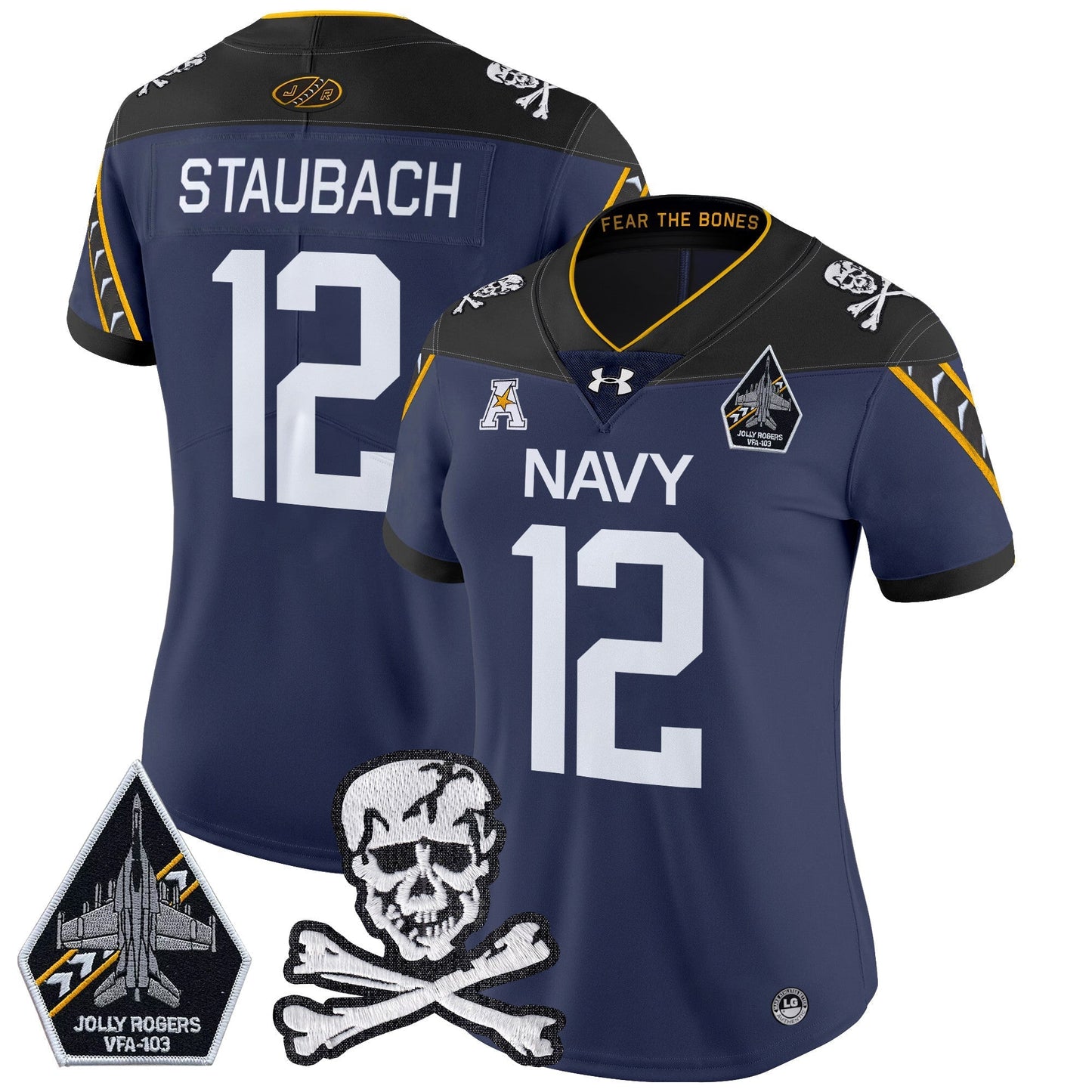 Women Navy MID 2024 Vapor Limited Jersey - All Stitched