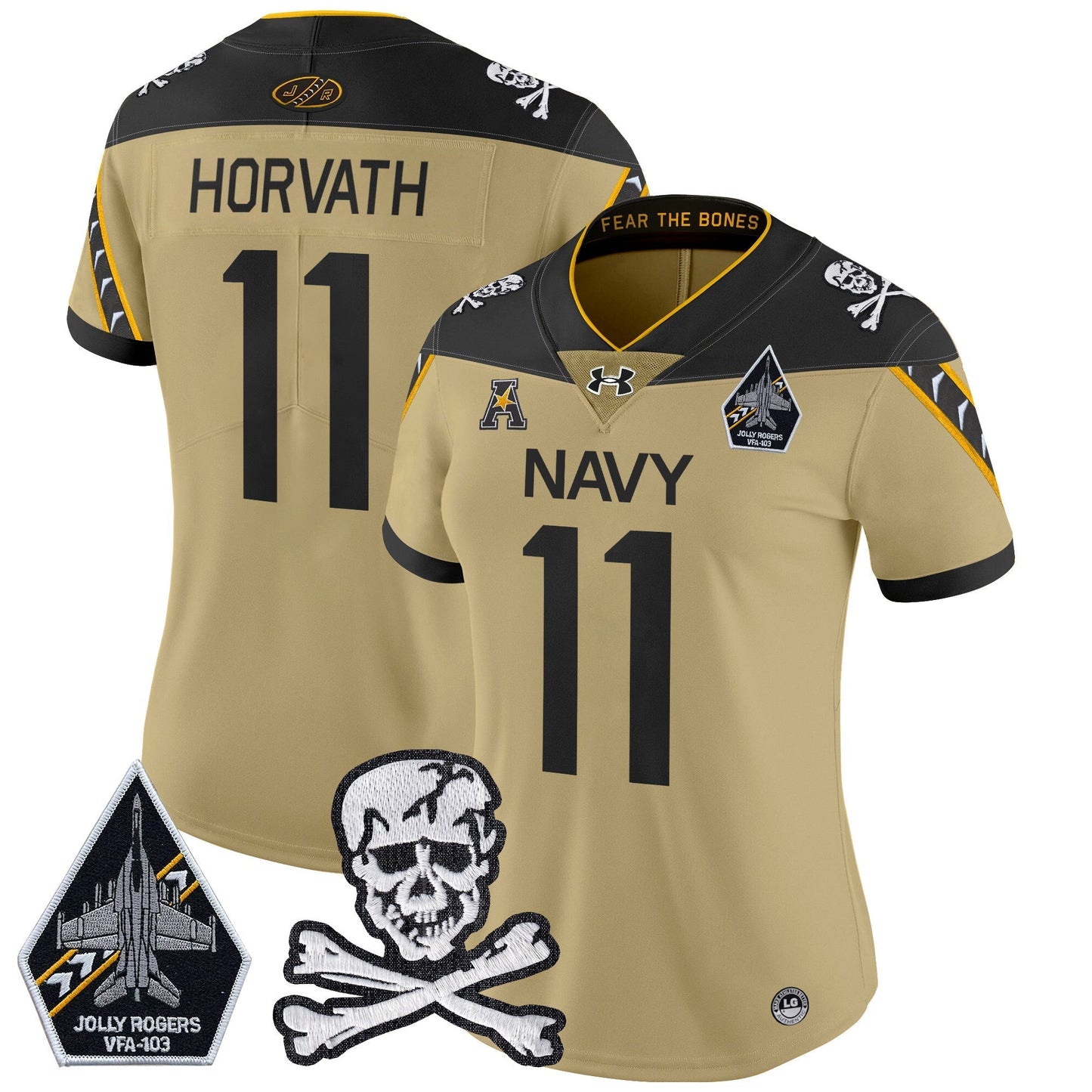 Women Navy MID 2024 Vapor Limited Jersey - All Stitched