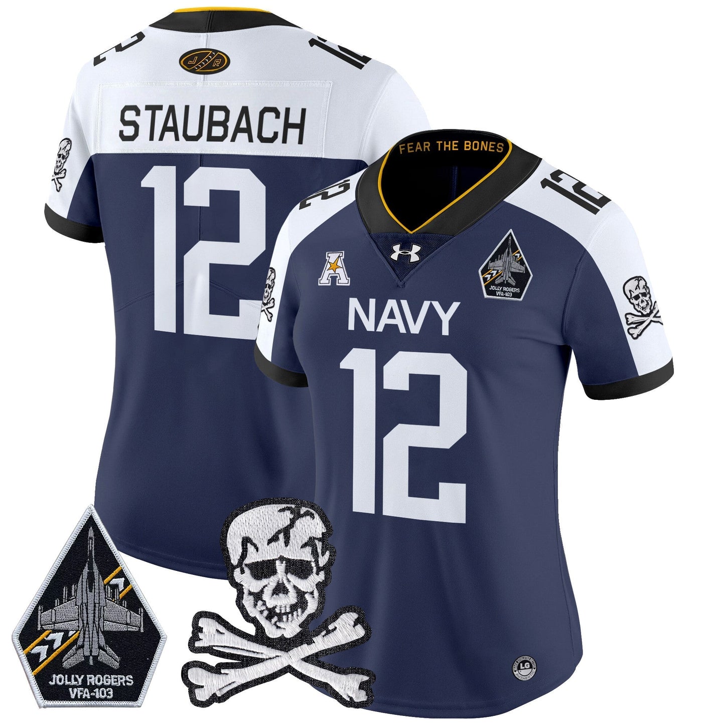 Women Navy MID 2024 Vapor Limited Jersey - All Stitched