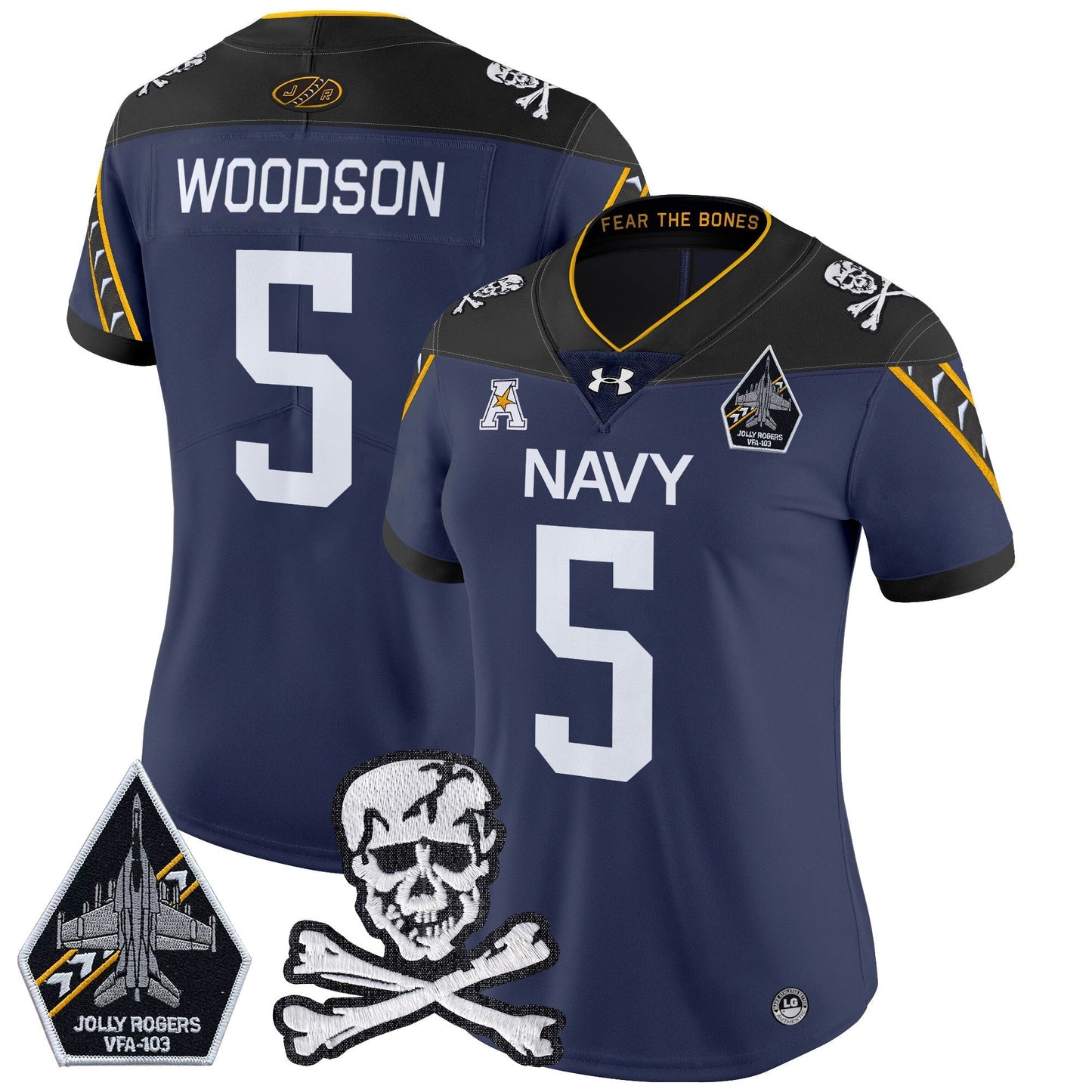 Women Navy MID 2024 Vapor Limited Jersey - All Stitched