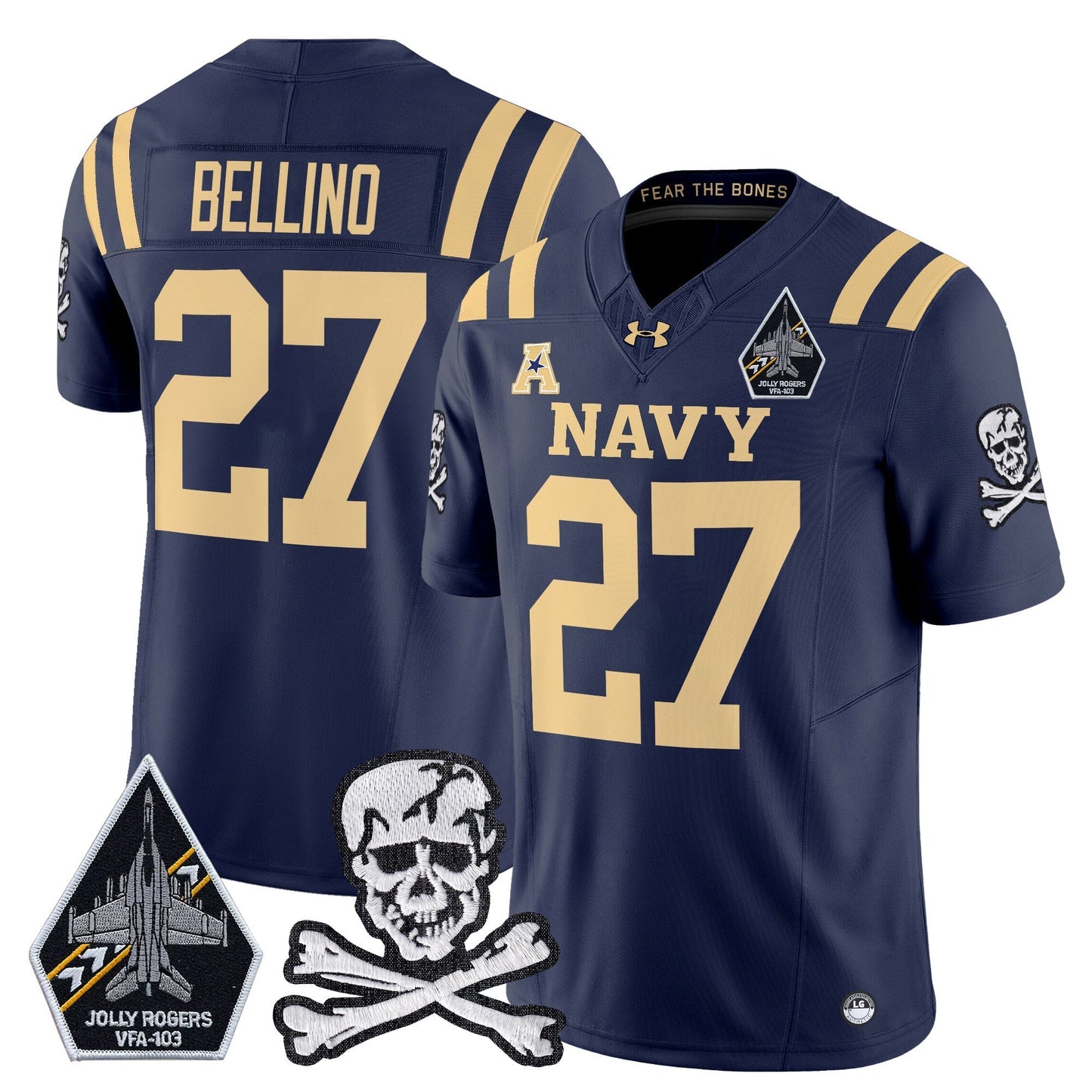 Navy MID 2024 Vapor Limited Jersey V3 - All Stitched