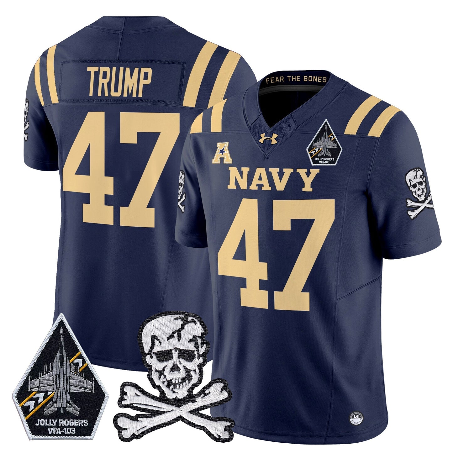 Navy MID 2024 Vapor Limited Jersey V3 - All Stitched