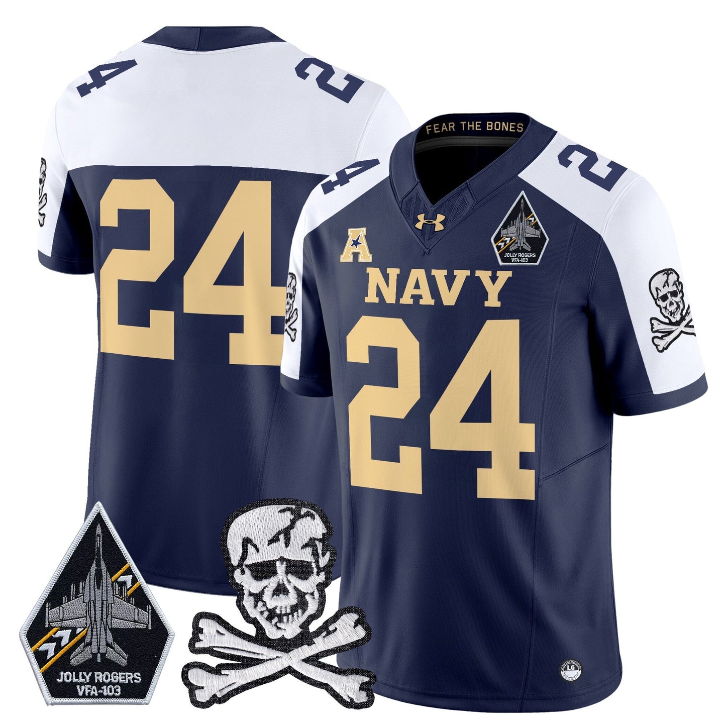 Navy MID 2024 Vapor Limited Jersey V3 - All Stitched