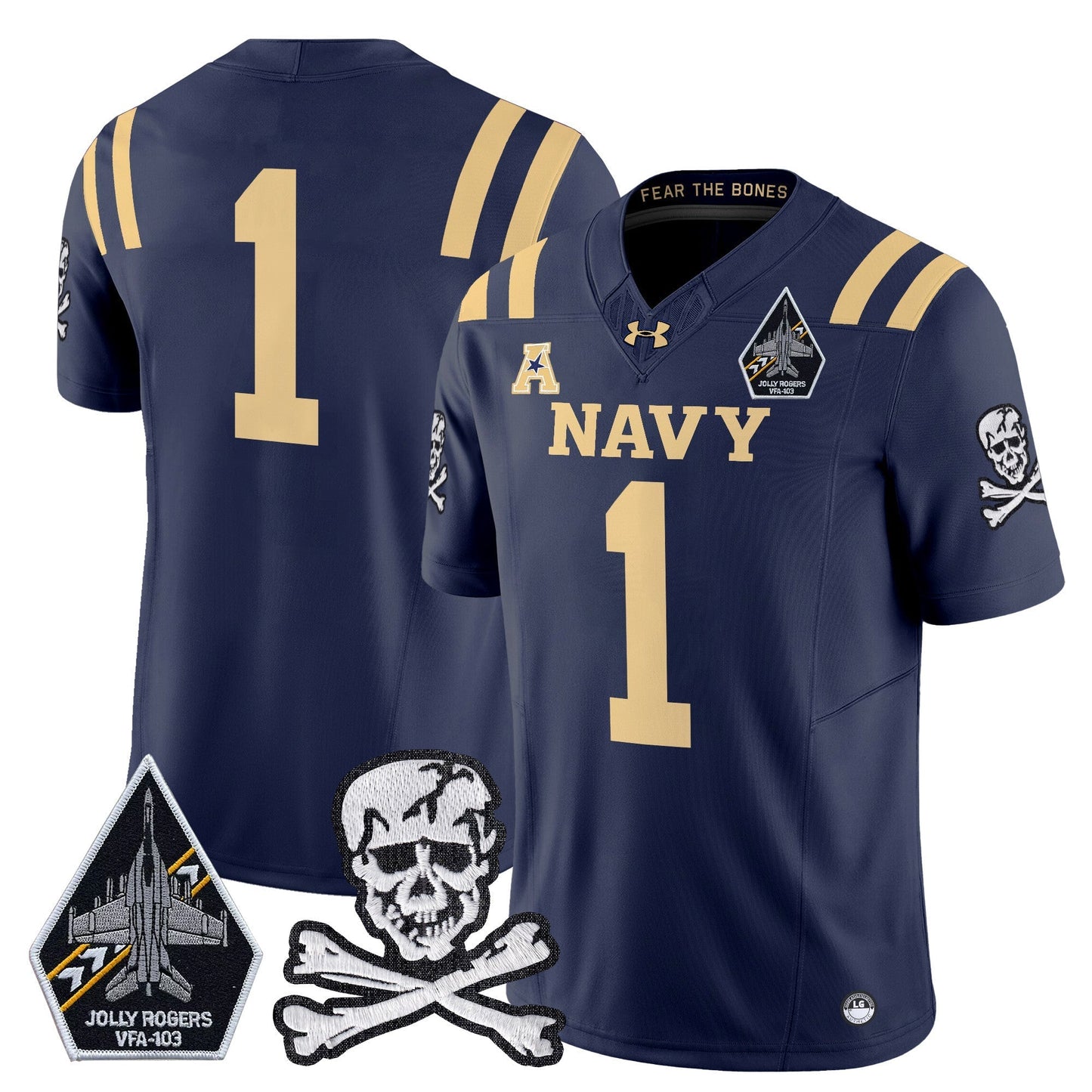 Navy MID 2024 Vapor Limited Jersey V3 - All Stitched