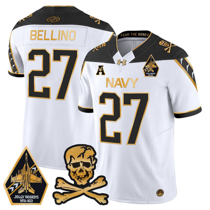 Navy MID 2024 Gold Vapor Limited Jersey - All Stitched