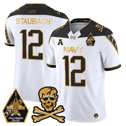 Navy MID 2024 Gold Vapor Limited Jersey - All Stitched